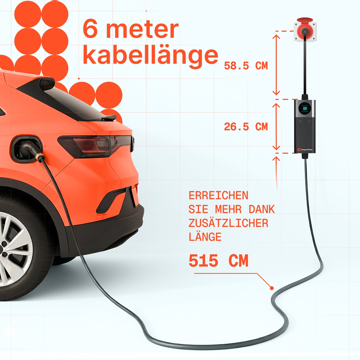 Chargeur portable Q11 (16A, Type 2, 11kW) + Adaptateur CEE16A-Schuko
