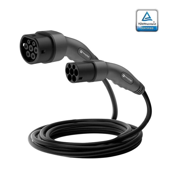 Zero Bubble Power Mamba 22 | Câble de recharge EV AC premium Type 2 | 22 kW | 5 m