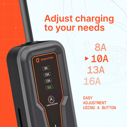 Chargeur portable B35 (16A, Type 2, 3,7 kW)