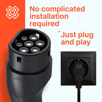 Chargeur portable B35 (16A, Type 2, 3,7 kW)