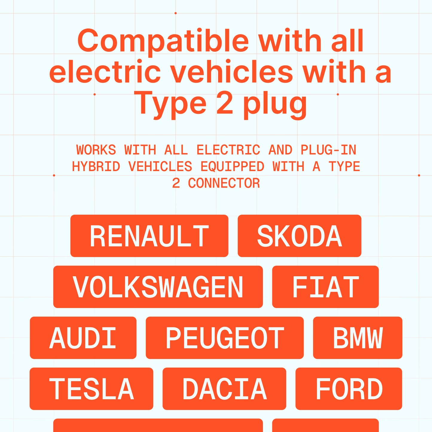 Chargeur portable B35 (16A, Type 2, 3,7 kW)