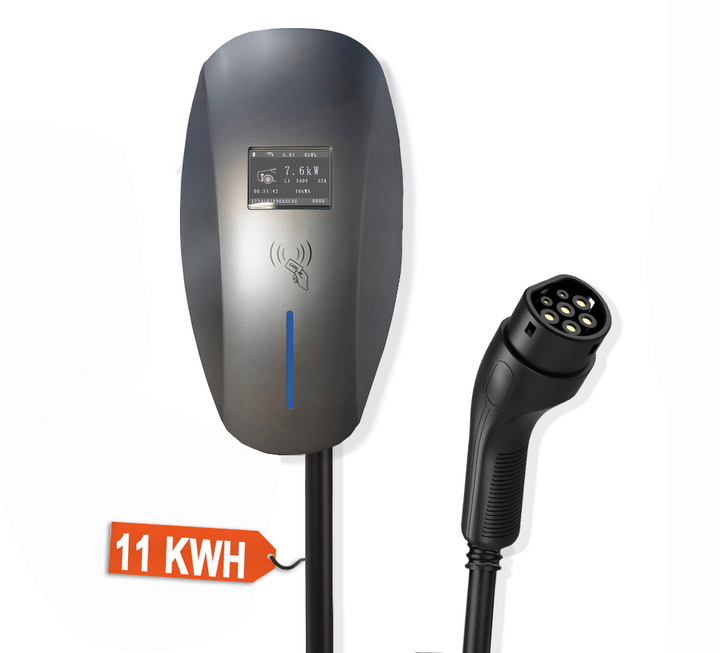 Chargeur mural pour véhicules électriques AMP-16-HM Gris sidéral 