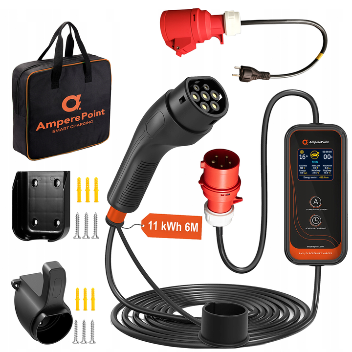 Chargeur portable P11 (16A, Type 2, 11kW)