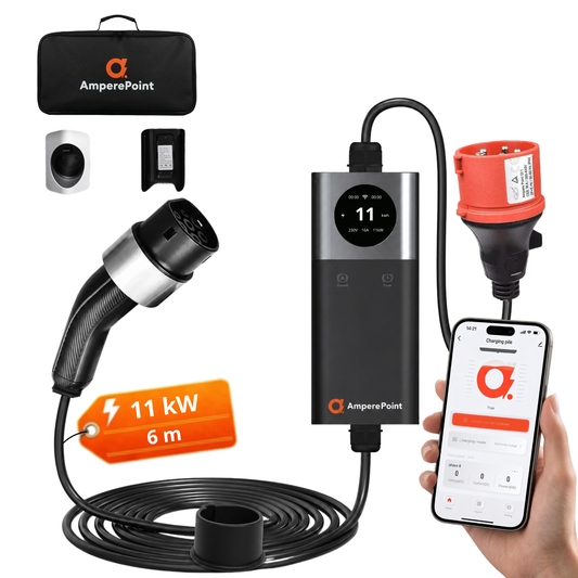 Chargeur portable Q11 (16A, Type 2, 11kW) application mobile