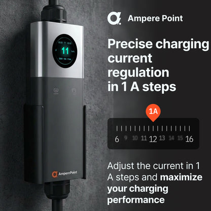 Chargeur portable Q11 (16A, Type 2, 11kW) application mobile