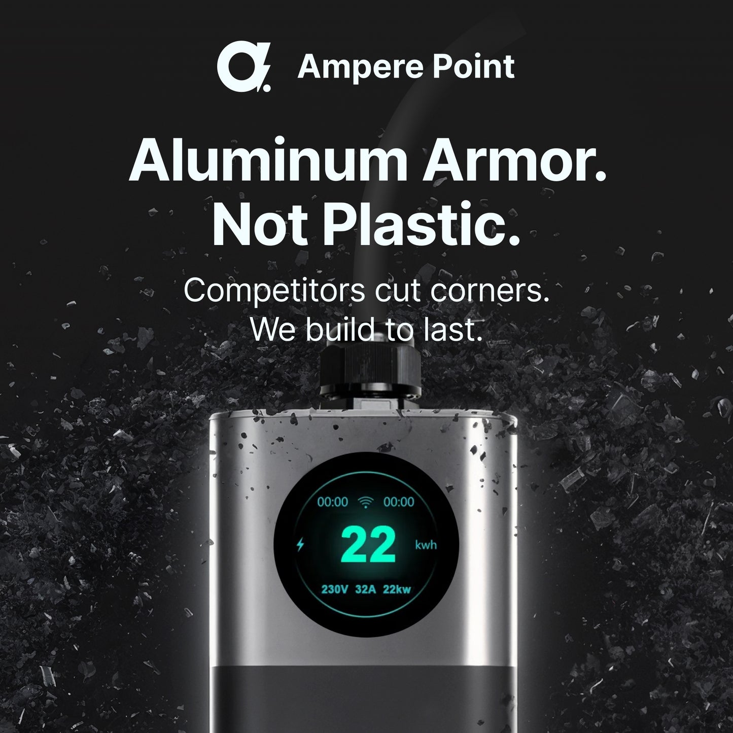 Chargeur portable Q11 (16A, Type 2, 11kW) application mobile