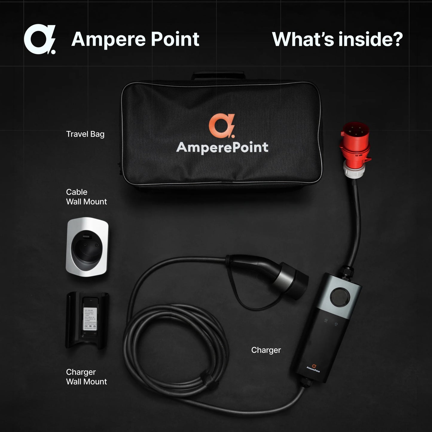 Chargeur portable Q11 (16A, Type 2, 11kW) application mobile