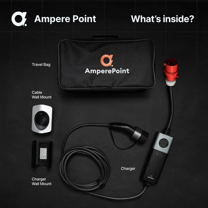 Chargeur portable Q11 (16A, Type 2, 11kW) application mobile