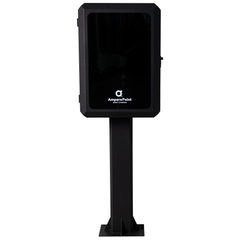 Armoire métallique pour chargeur de véhicule électrique AMP-BOX avec poteau 